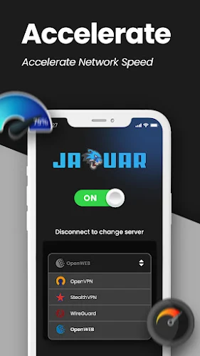 Jaguar VPN - Fast & Secure Screenshot1