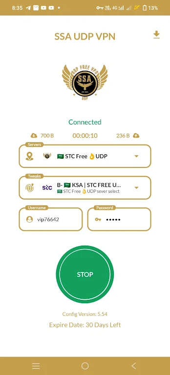 ssa udp vpn Screenshot4