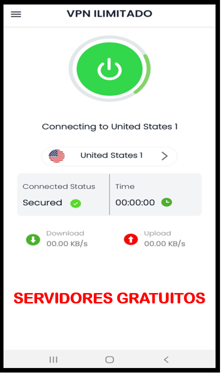 Secure VPN: internet ilimitado Screenshot3