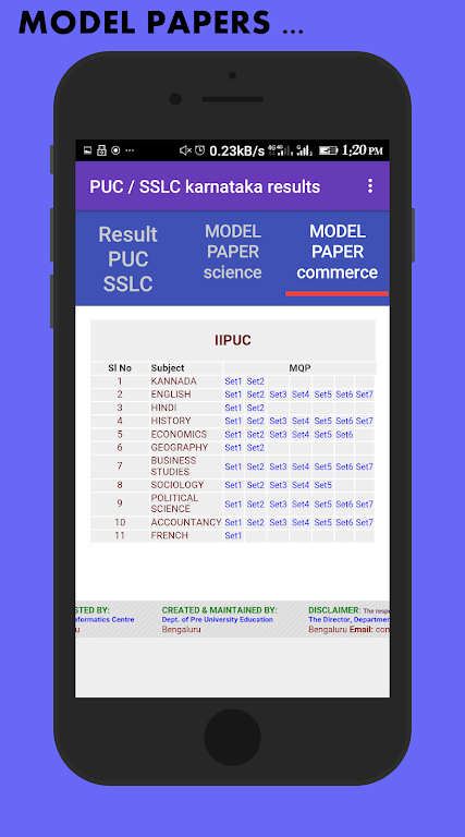 Karnataka Puc/SSLC results & M Screenshot3