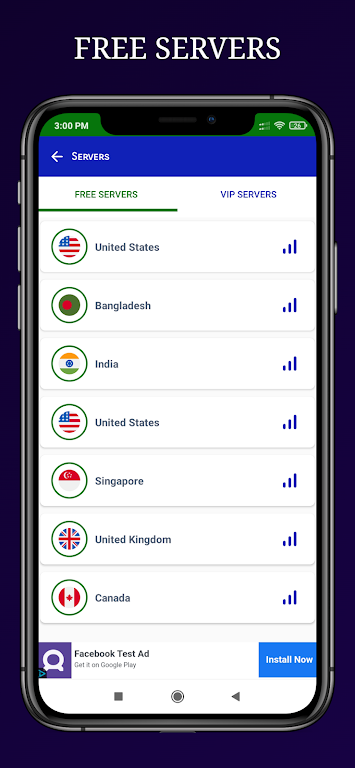 FastNet VPN : Secure VPN Proxy Screenshot1