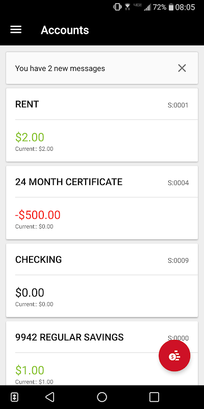 FFCCU Mobile Banking Screenshot1