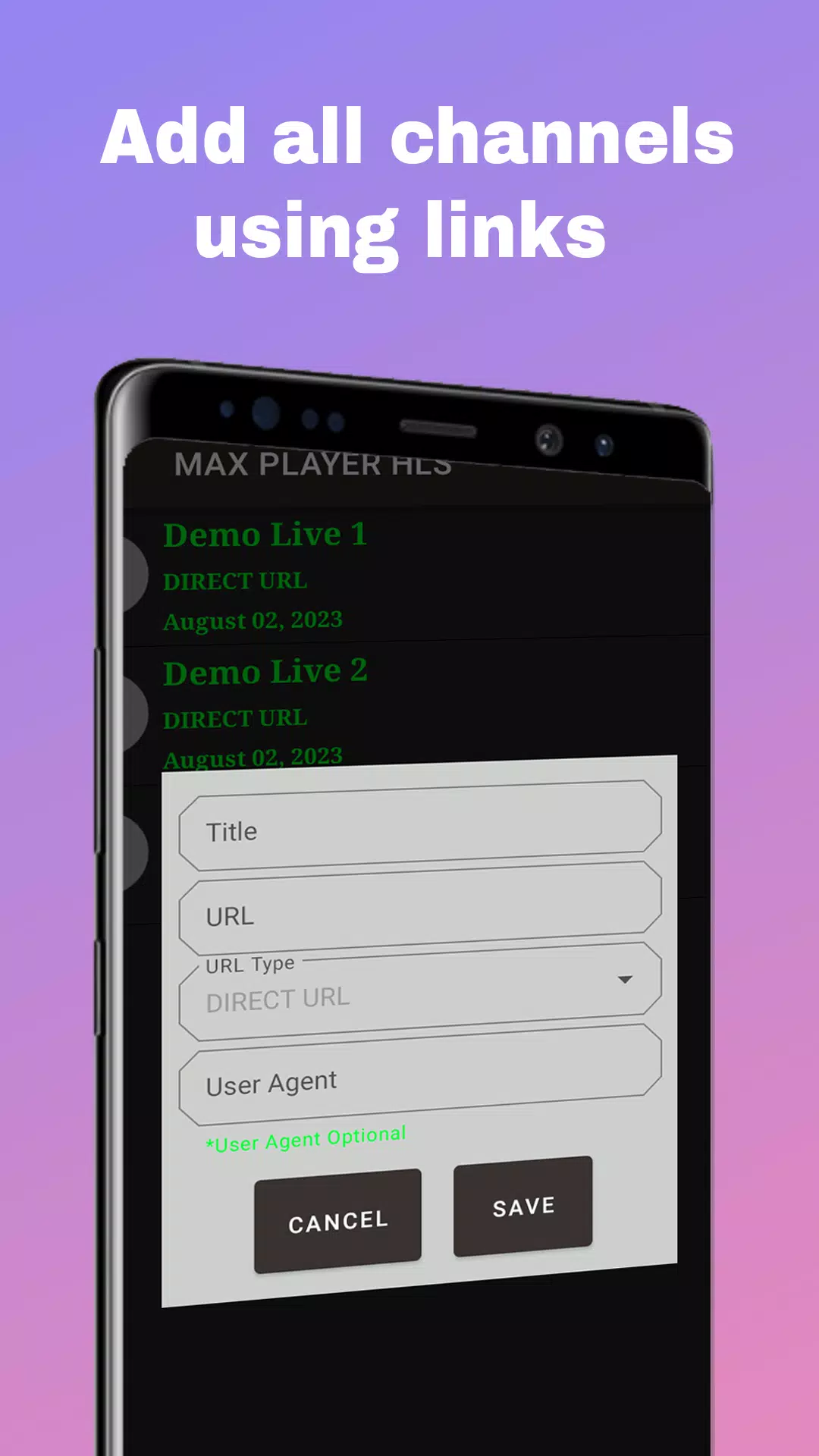 MAX Player - Video URL Player Mod Screenshot3