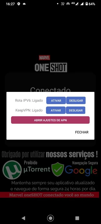 ONE SHOT VPN Screenshot4