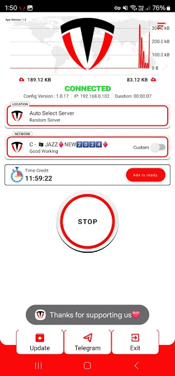 Toma VPN - Secure VPN Proxy Screenshot2