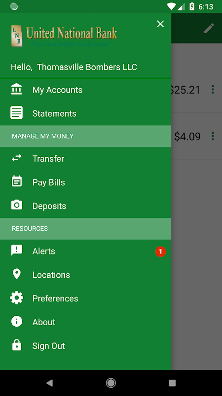 United National Bank Mobile Screenshot4