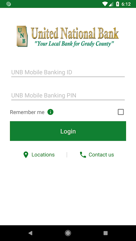 United National Bank Mobile Screenshot1