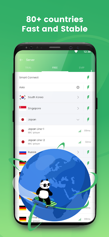 Panda VPN Free-The best and fastest free VPN Screenshot3