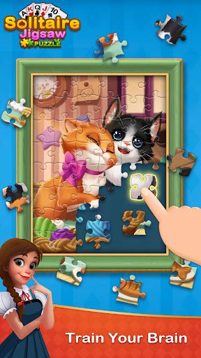 Solitaire Jigsaw Puzzle - Design My Art Gallery Screenshot1