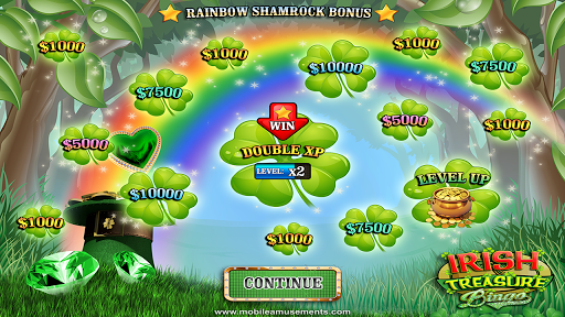 Irish Treasure Lucky Money Rainbow Bingo FREE Screenshot4