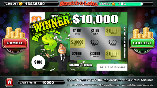 Scratch a Lotto Scratchcard Lottery Cash FREE Screenshot2