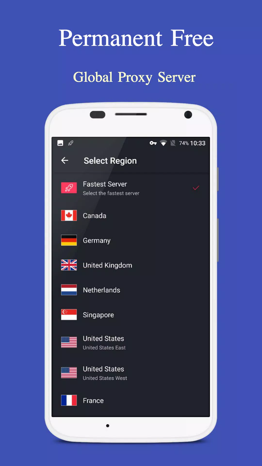 Inf VPN - FREE VPN Screenshot2