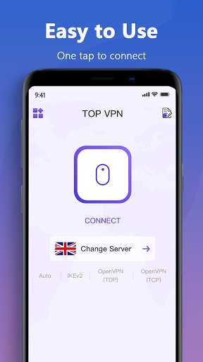 Top VPN - Fast, Secure & Free Unlimited Proxy Screenshot1