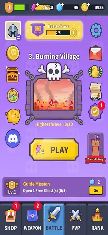 Match War!: Puzzle & Defense Screenshot1