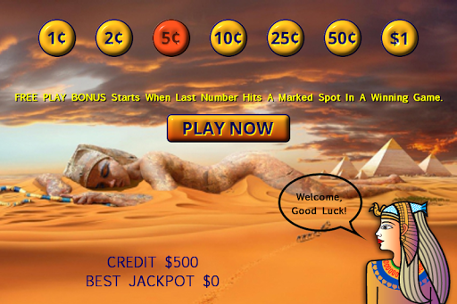 Cleopatra Keno - Pharoahs Bonus Screenshot2