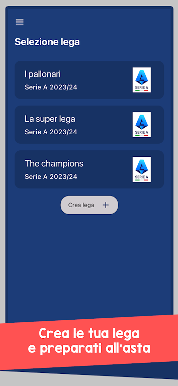 Gestore Asta Fantacalcio Screenshot4