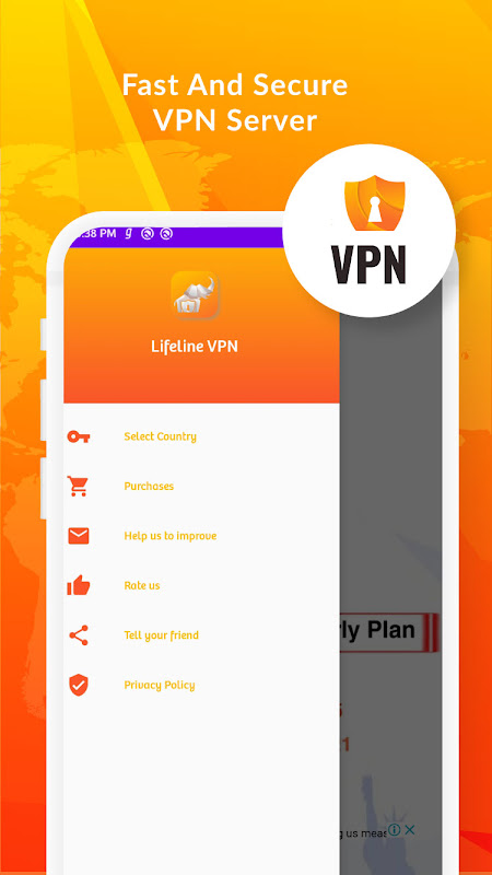 Lifeline VPN- Fast & Secure VPN - Unblock Websites Screenshot2