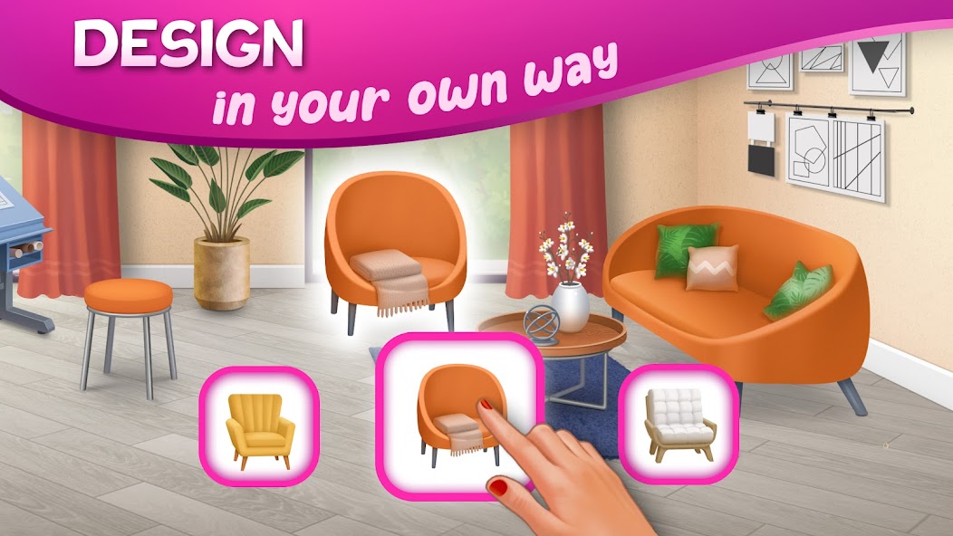 DesignVille: Home Design Game Mod Screenshot3