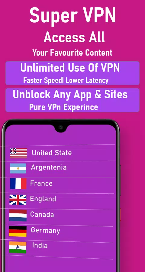 Super VPN Hotspot Proxy Shield Screenshot2