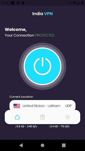 INDIA VPN - Unlimited Proxy & Fast Unblock Master Screenshot3