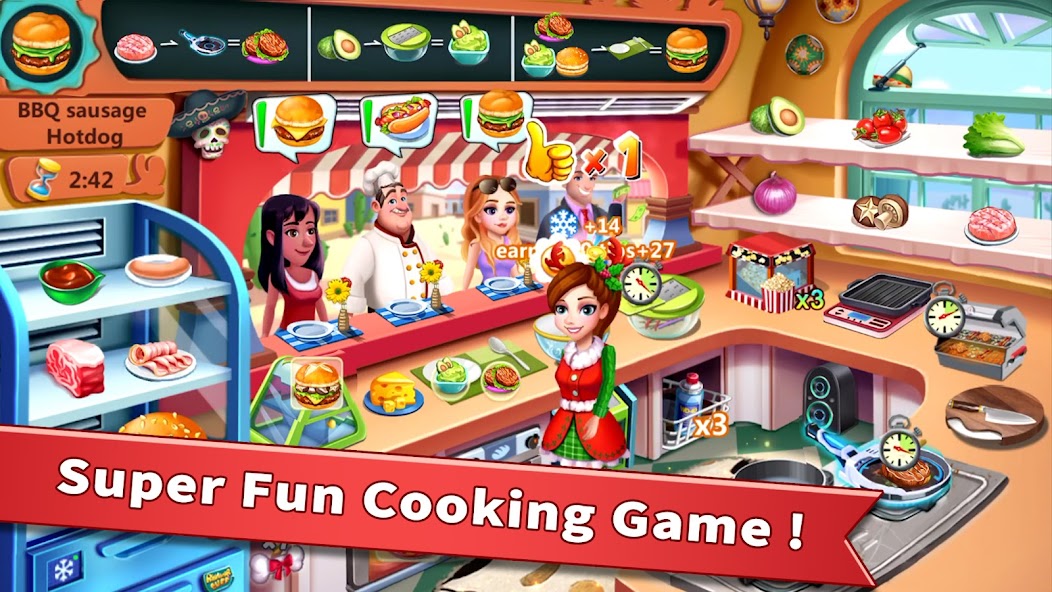 Rising Super Chef - Cook Fast Mod Screenshot1