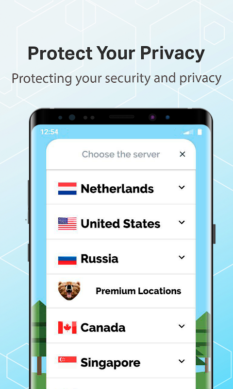 Grizzly VPN - Unlimited Free VPN & WiFi Security Screenshot1