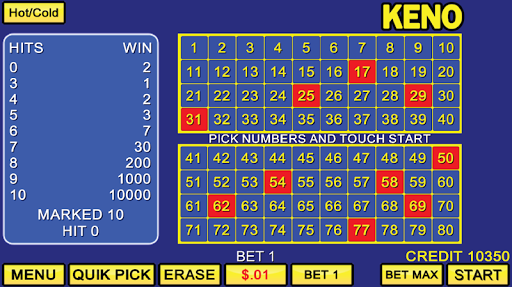 Keno Games OFFLINE FREE - Vegas Casino Screenshot2