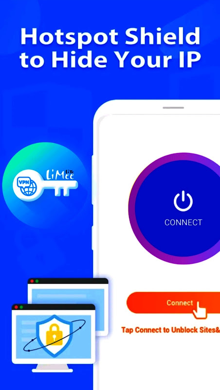 LiMee VPN Network- Free iP Proxy 2021 Screenshot1