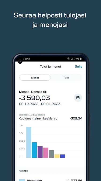 Mobiilipankki FI - Danske Bank Screenshot2