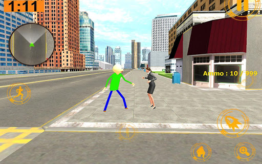 Baldi Stickman Superhero Gangster Crime City Vegas Screenshot2