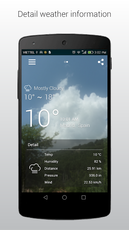 iWeather - Weather Forecast Screenshot2