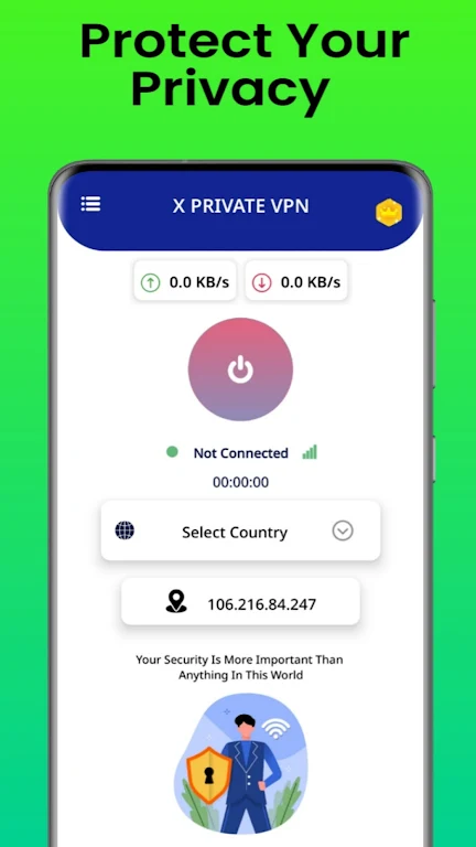 X Private VPN Screenshot1