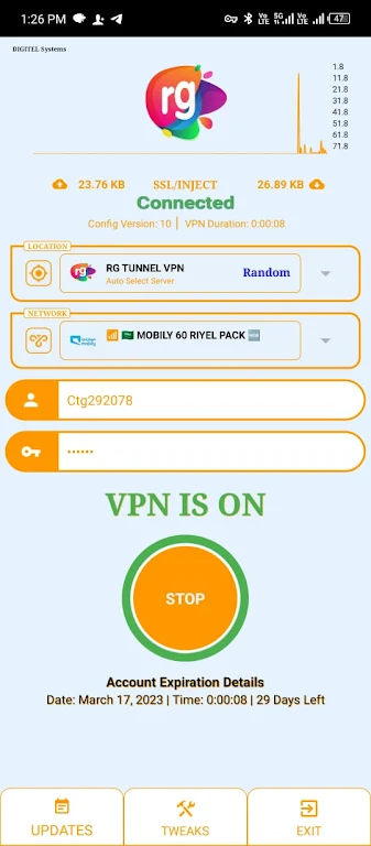 RG TUNNEL VPN Screenshot3