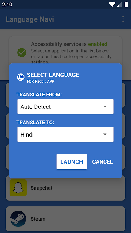 Language Navi - App Translator Screenshot2