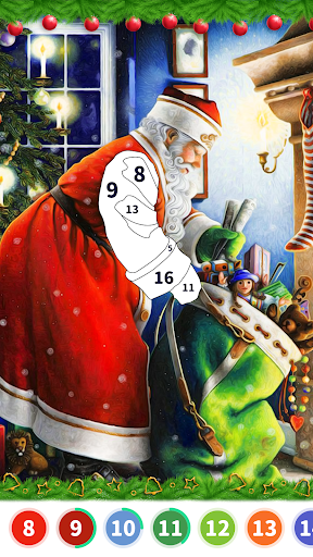 Christmas Color by Number Screenshot2