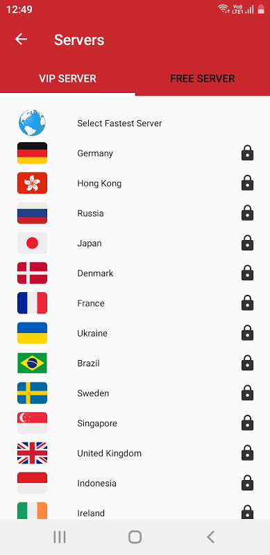 Free VPN - Browser VPN Screenshot2