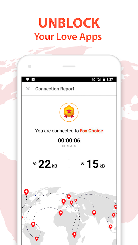 Fox VPN - Unlimited Free VPN Proxy Secure Screenshot2