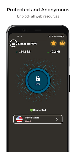 Singapore VPN - Fast GamingVPN Screenshot2