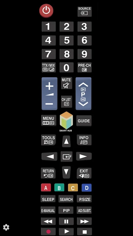 TV (Samsung) Remote Control Screenshot1