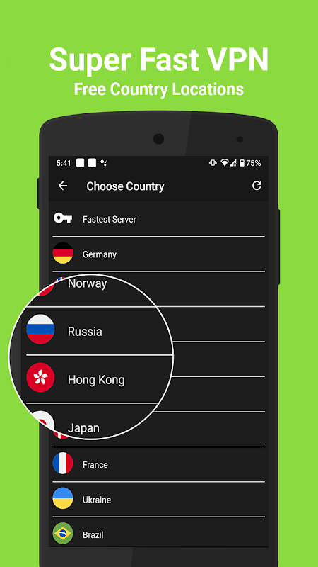 Super Fast VPN - Ultra Secure Unlimited Free VPN Screenshot2