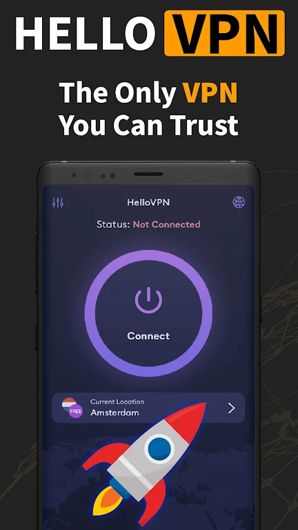 HelloVPN: Key X - VPN Proxy Screenshot3