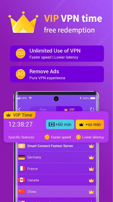 Tik VPN: Fast&Unlimited Proxy Screenshot2