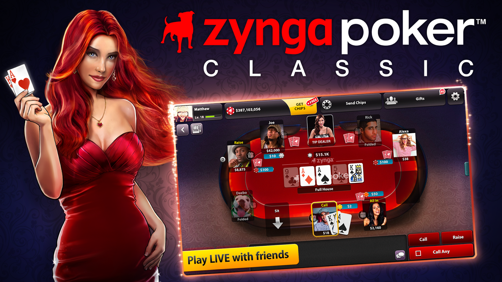 Zynga Poker Classic TX Holdem Screenshot1