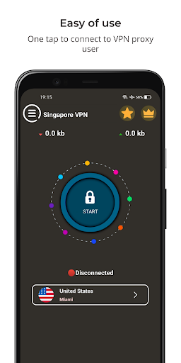 Singapore VPN - Fast GamingVPN Screenshot1