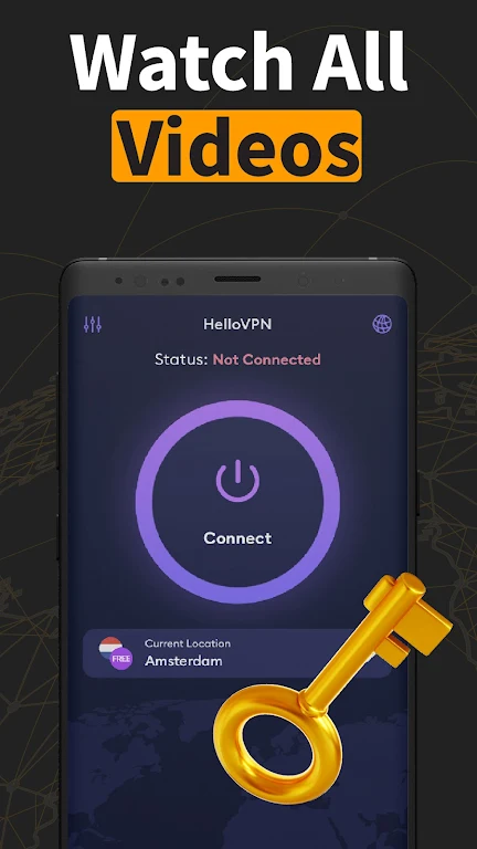 HelloVPN: Key X - VPN Proxy Screenshot2