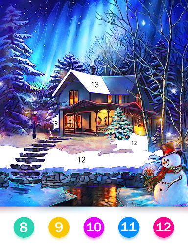 Paint by number - Relax Coloring Book for Free Screenshot2