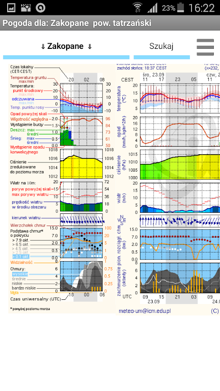 Meteo ICM (nieoficjalna) Screenshot3