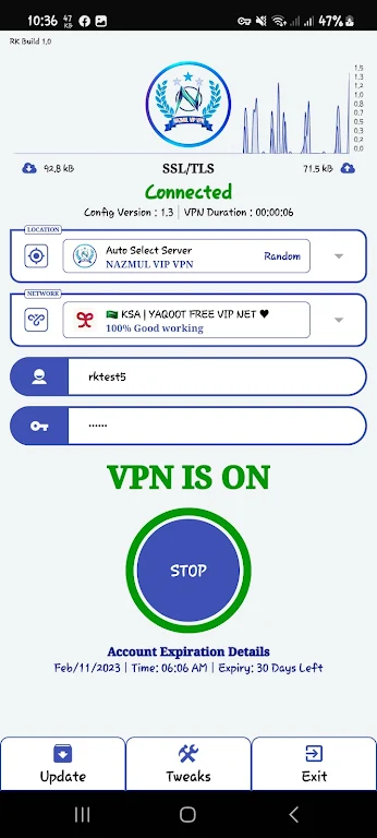 NAZMUL VIP VPN Screenshot4