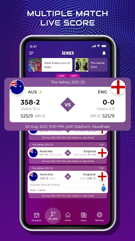 CricScore Line Guru Pro - Live Screenshot1