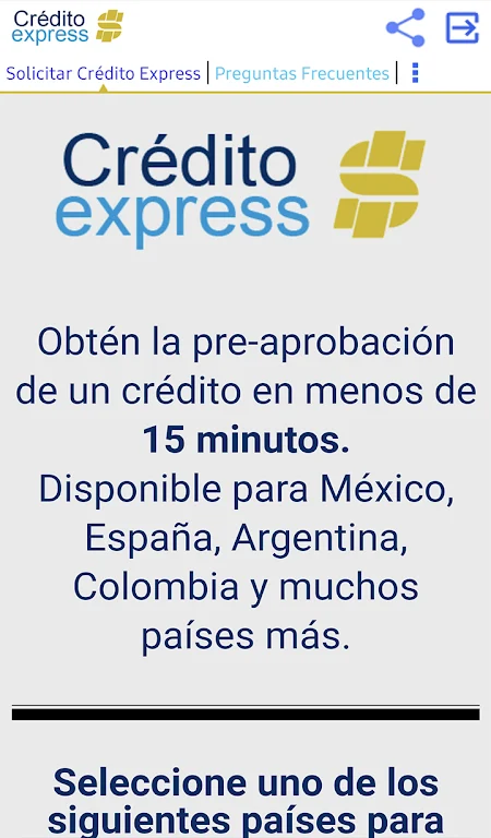 Crédito Express Screenshot1